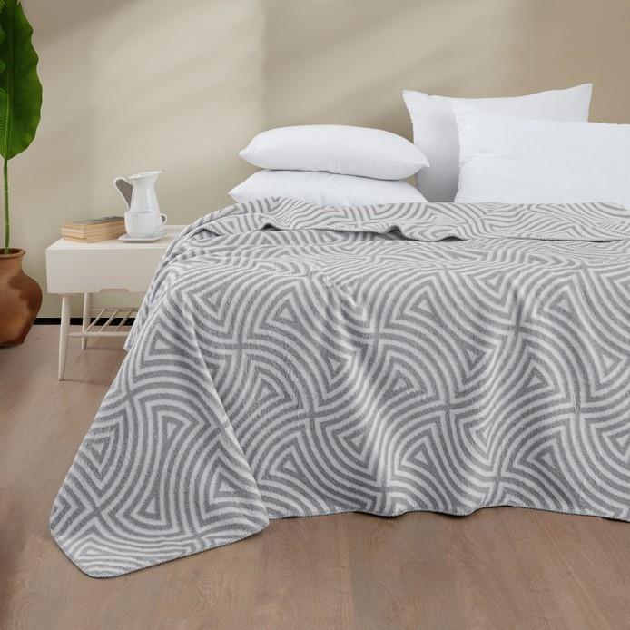 Schafer Home Casilla Çift Kişilik Battaniye 200x220-Gri