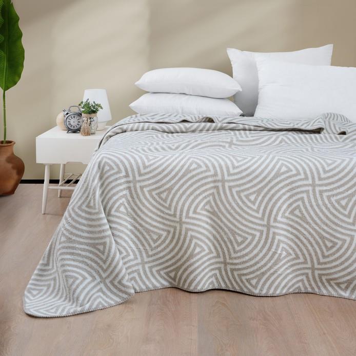 Schafer Home Casilla Çift Kişilik Battaniye 200x220-Bej