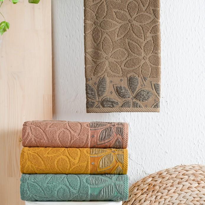 Schafer Home Dolce Jakarlı Havlu 70x140-Bej