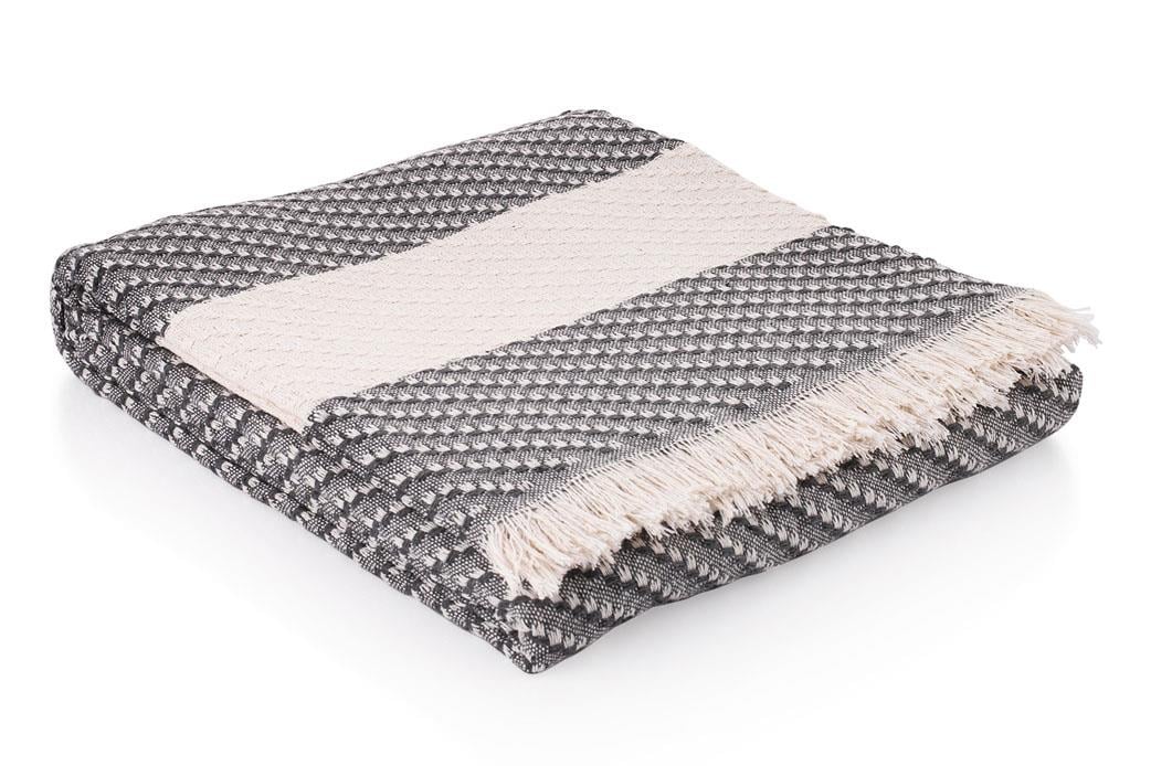 Schafer Home Dorya Çift Kişilik Pike 200x230-1 Parça-Antrasit