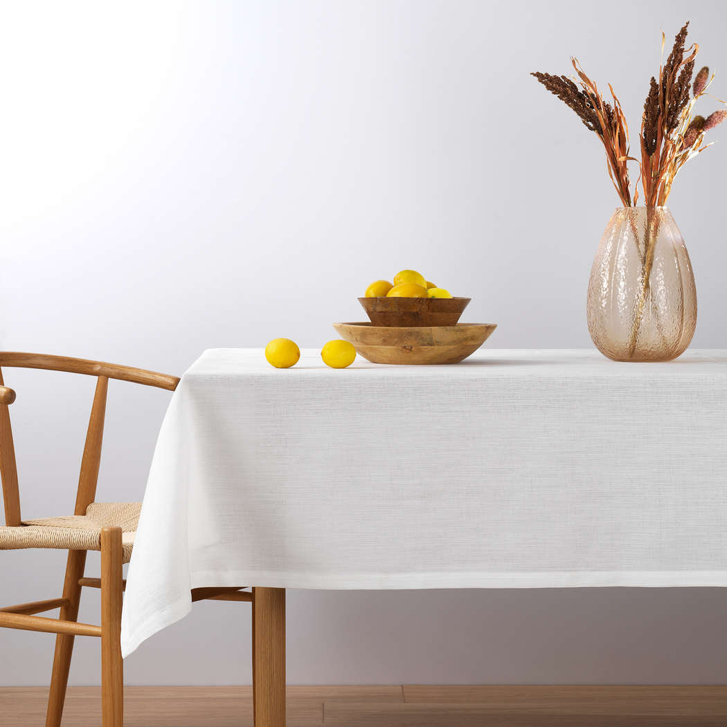 Schafer Home Gloria Masa Örtüsü 160x240 Cm 1 Parça-Beyaz