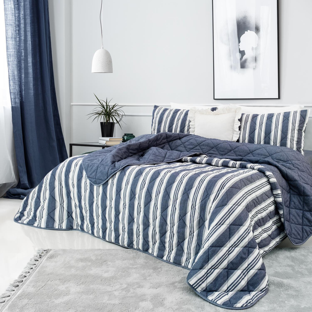Schafer Home İnfinity Çift Kişilik Complete Set 4 Parça-İndigo