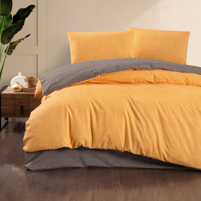 Schafer Home Perry Çift Kişilik Nevresim Takımı 4 Parça-Sarı