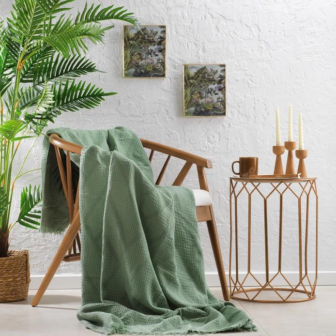 Schafer Home Petra Çift Kişilik Pike 200x230-1 Parça-Haki