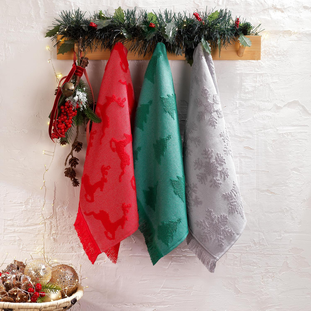Schafer Home Snow Kurulama Bezi 40x60 Cm-Gri