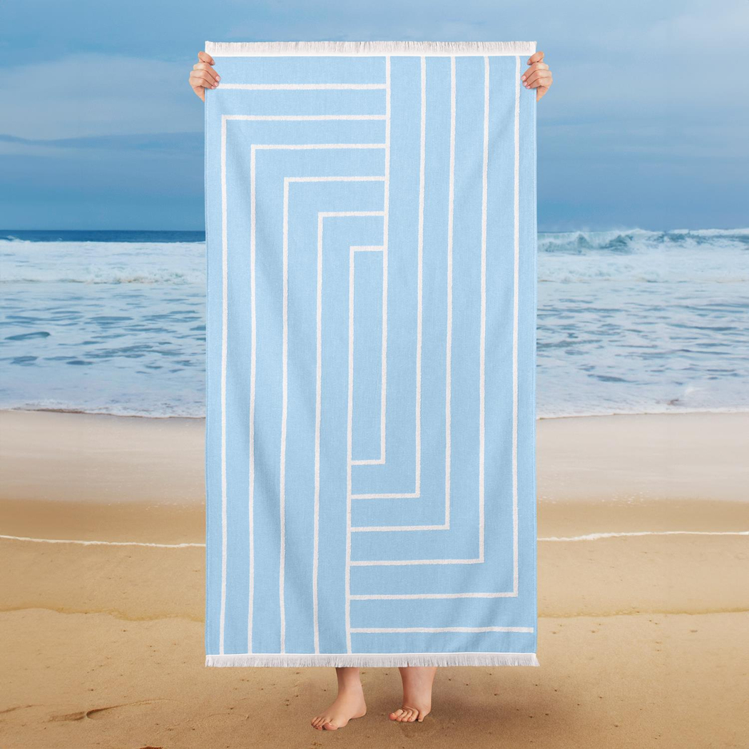 Schafer Home Sue Plaj Havlusu 75x150-Indigo
