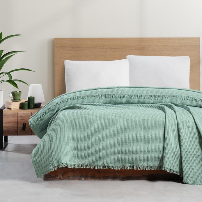 Schafer Home Waffle Pike 200x220 Cm-Yeşil