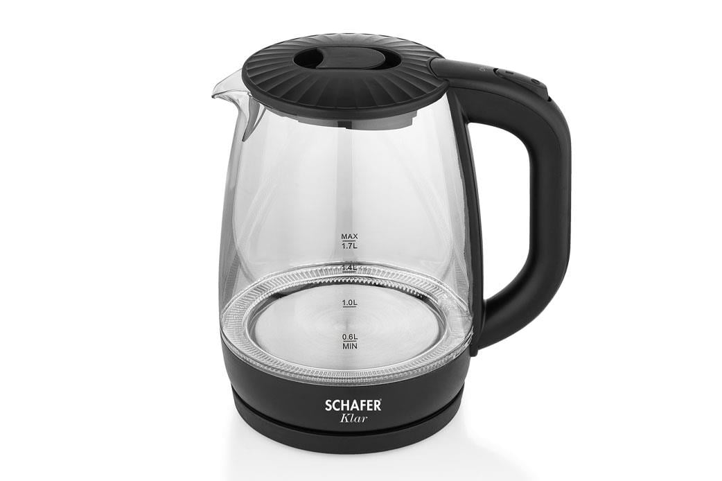 Schafer Klar Elektrikli Su Isıtıcı (Kettle)-Siyah