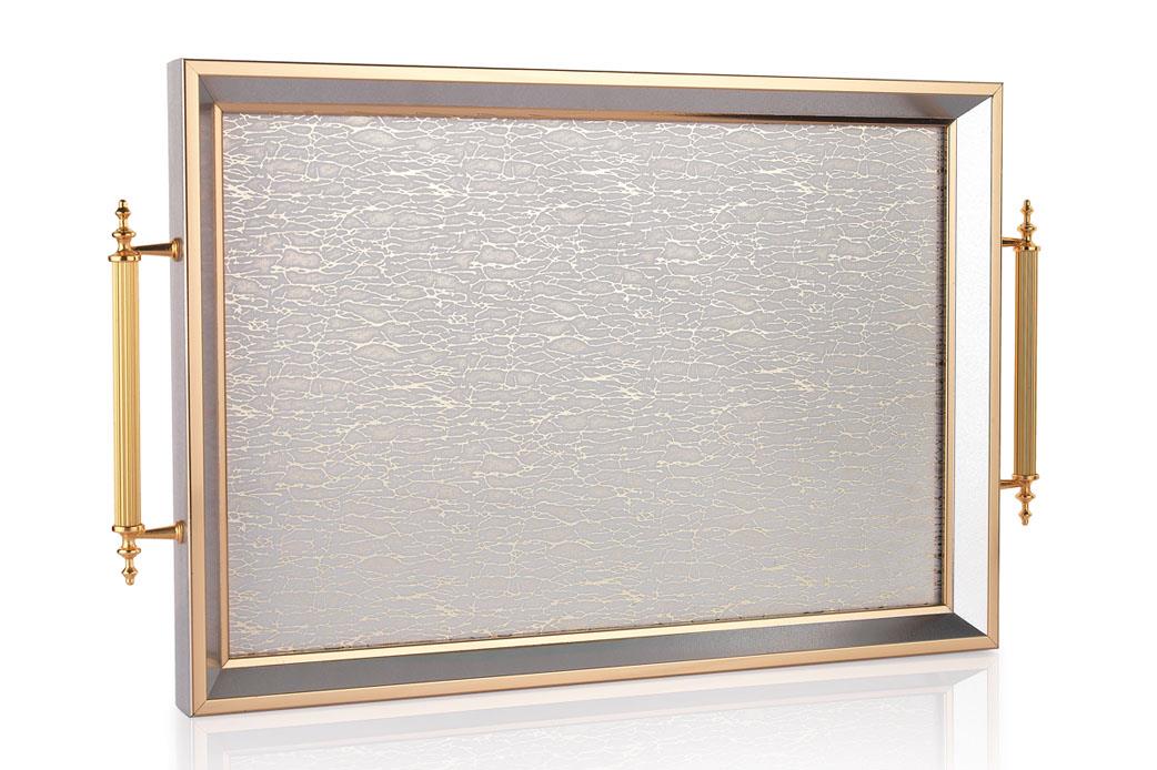 Schafer Kunst Tepsi 1 Parça-Gümüş02