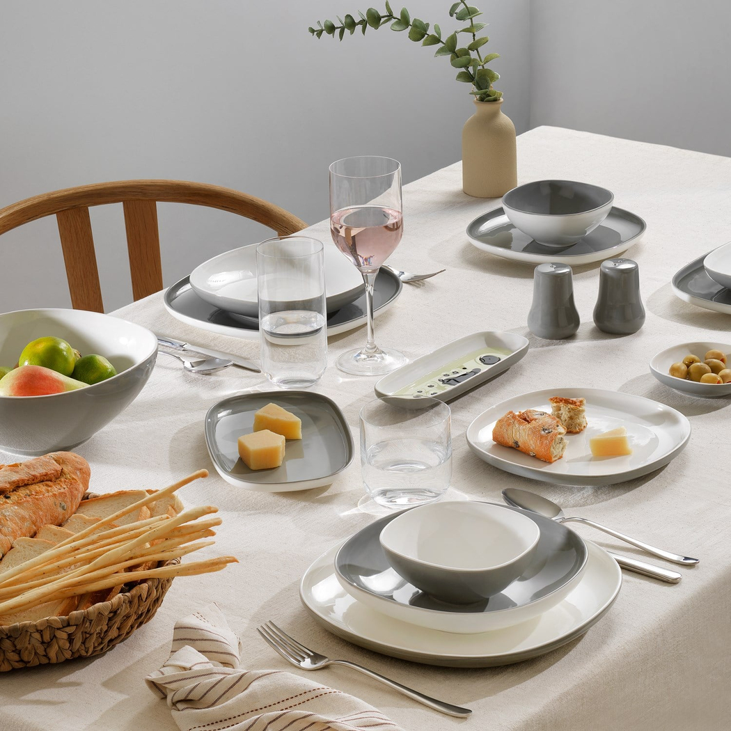 Schafer Lizzy Pasta Tabağı 21 Cm 1 Parça-Gri