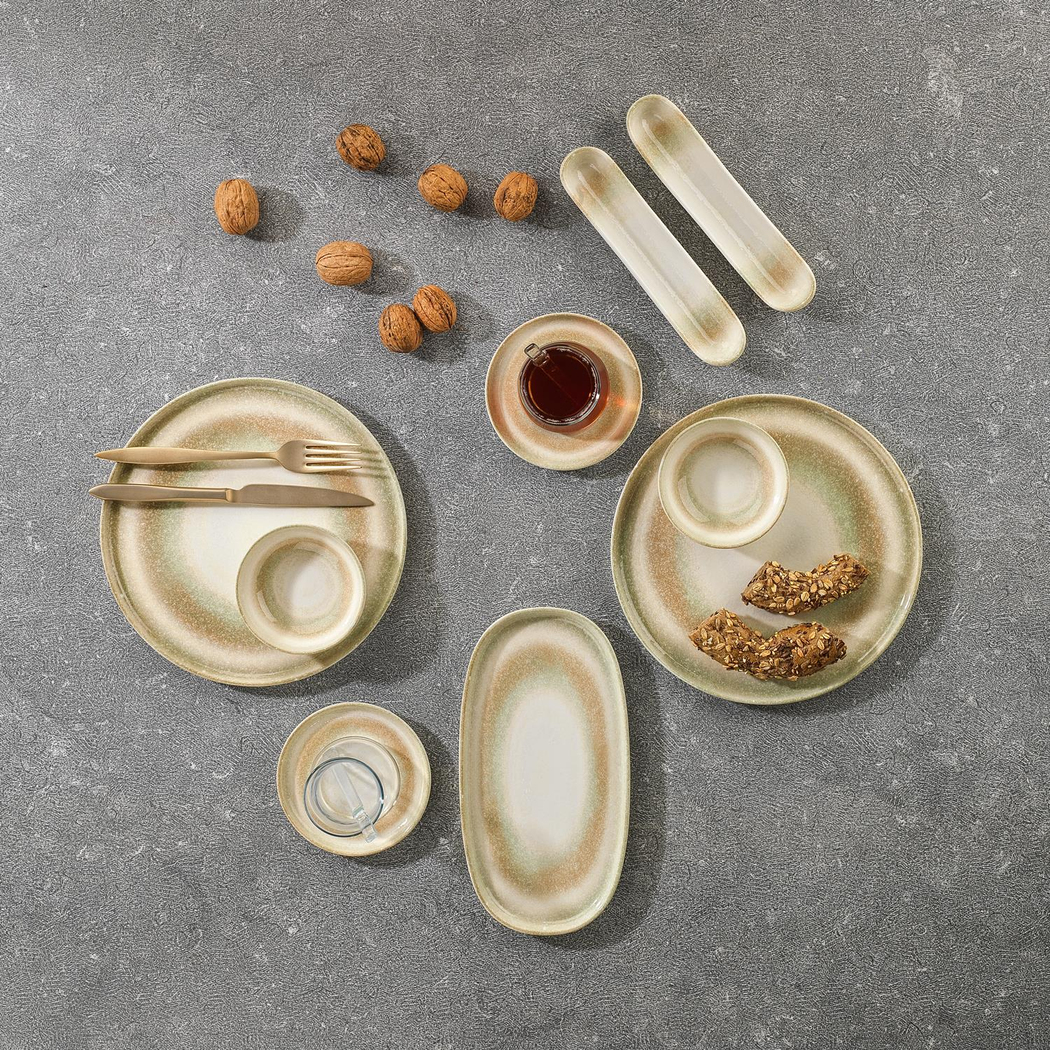 Schafer Lora Kahvaltı Takımı 32 Parça-Yeşil