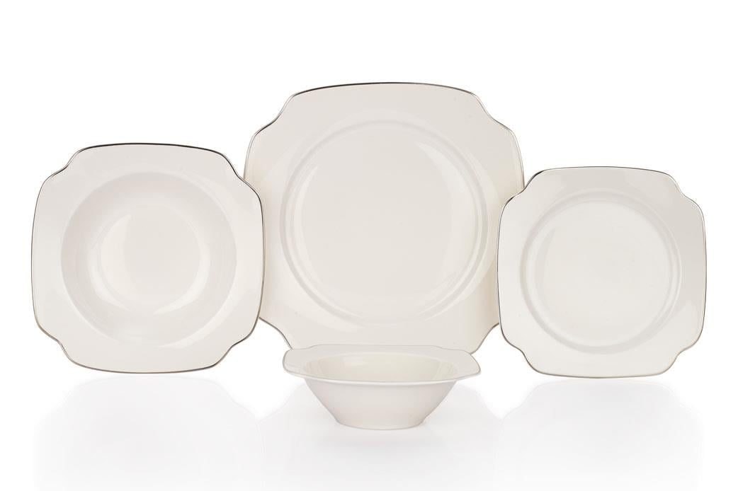 Schafer Royalty Yemek Takımı 24 Parça-Platin