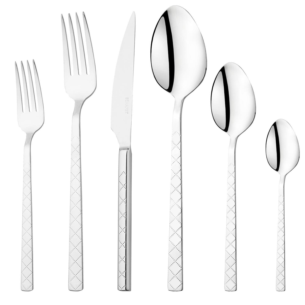 Schafer Sharp 72 Parça Çatal Kaşık Bıçak Takımı-Gümüş
