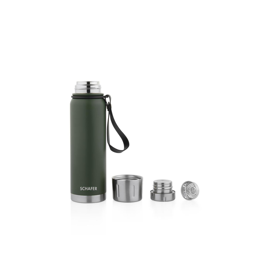 Schafer Steely Termos 520 Ml-Yeşil