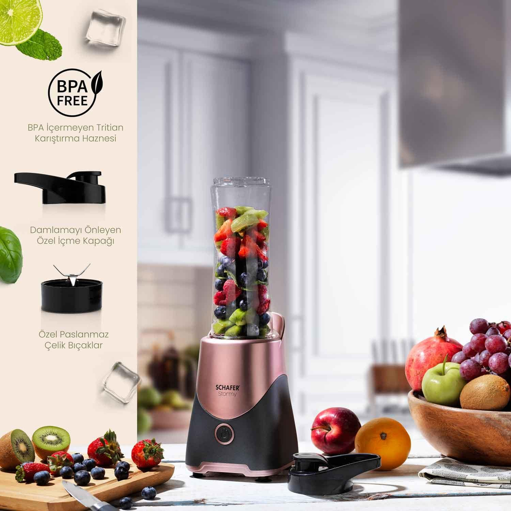 Schafer Stormy Kişisel Blender-Rosegold
