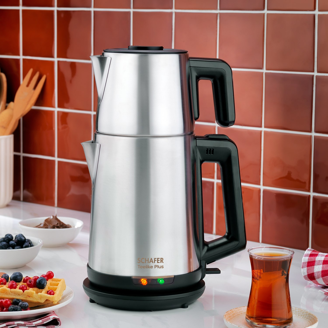 Schafer TeeLike Plus Paslanmaz Çay Makinesi-Inox