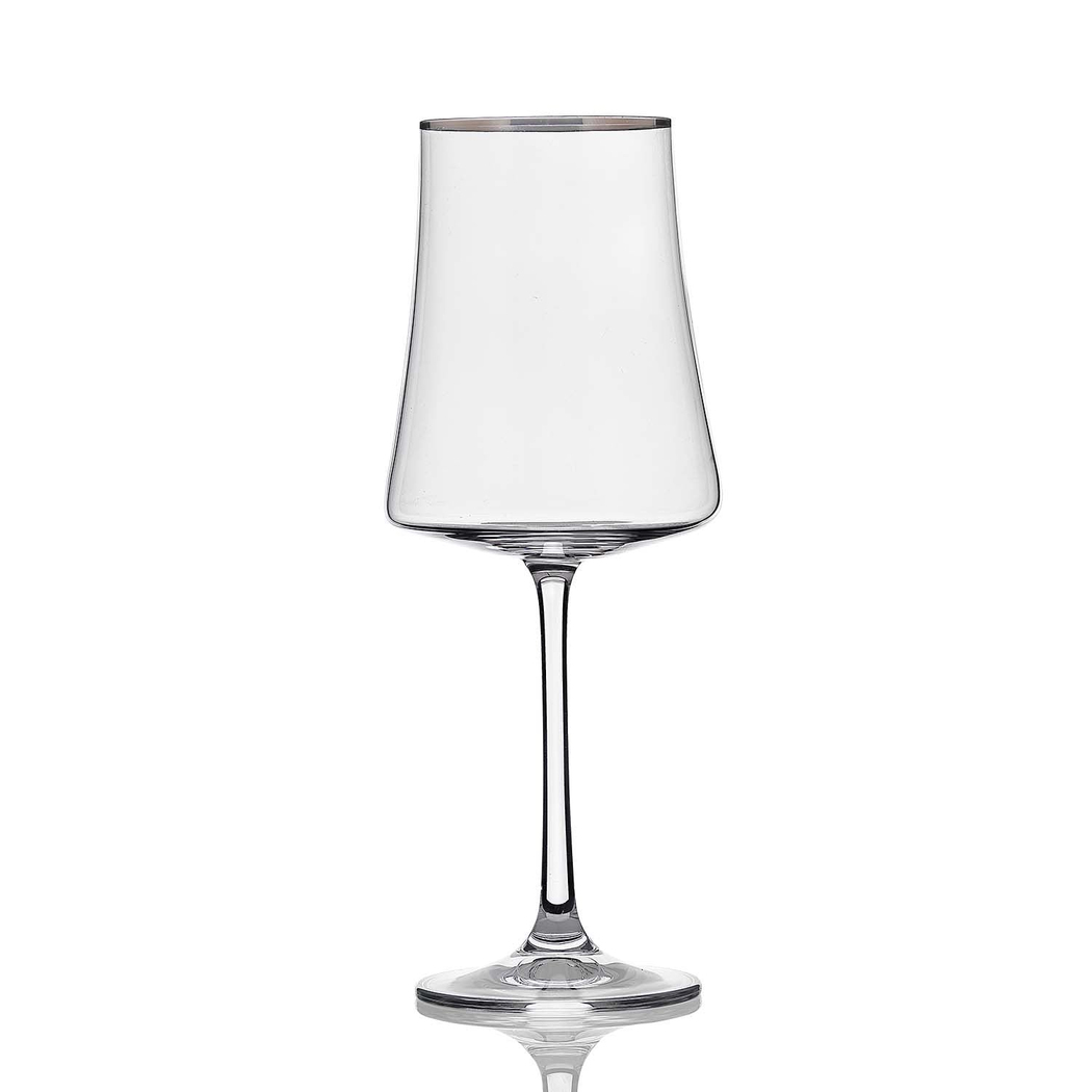 Schafer Xtra Ayaklı Kadeh 6 Parça-Platin