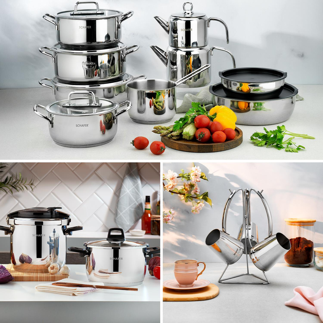 Set-116//863428//830420//831359 - Schafer Steel Master 24 Parça Çeyiz Seti