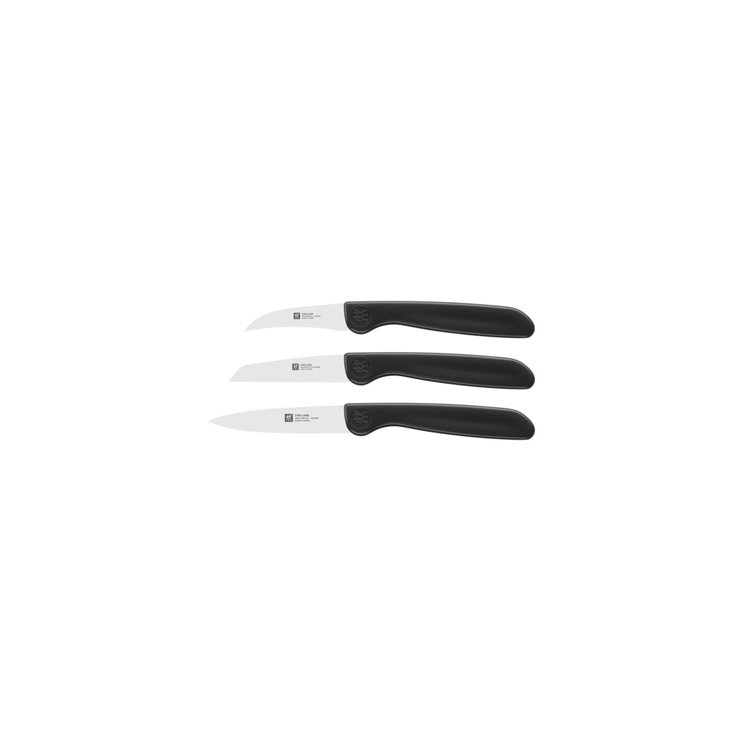 Zwilling 3 Parça Sebze Meyve Bıçağı Seti-Siyah (381150010)