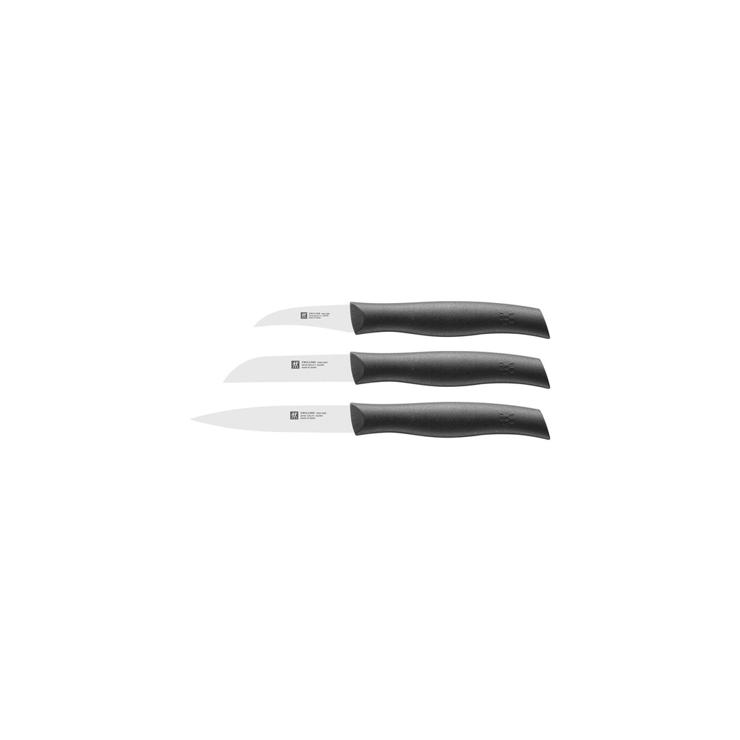 Zwilling Twin Grip Bıçak Seti 3 Parça-Siyah (387370000)