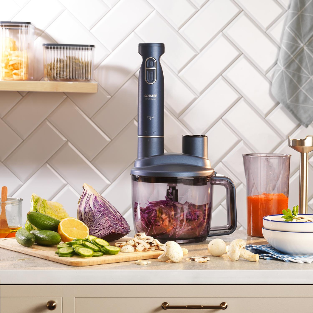 Schafer Chef Blend Mega Blender Set-Mavi