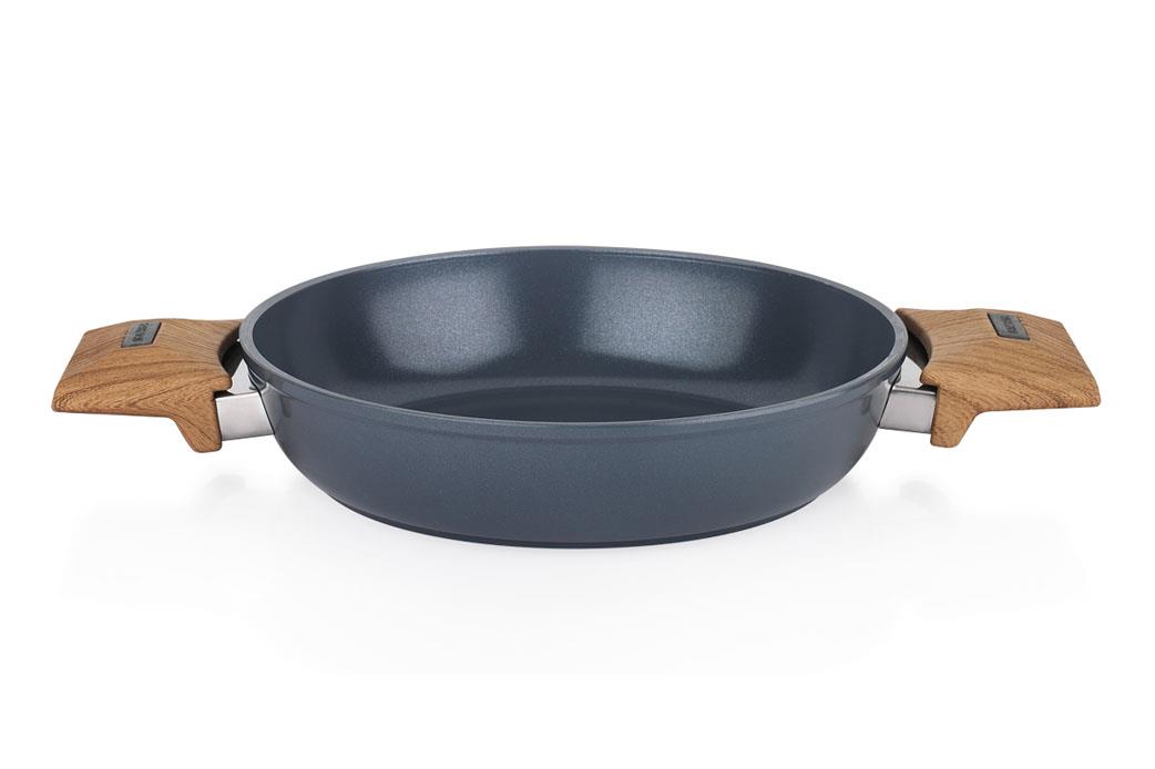Schafer Fiesta Seramik Sahan 22 Cm-Siyah