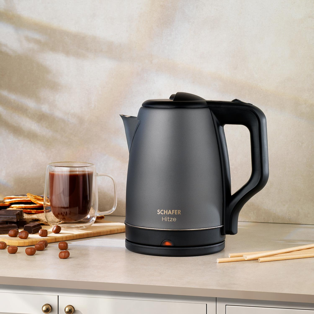 Schafer Hitze Elektrikli Su Isıtıcı (Kettle)-Antrasit