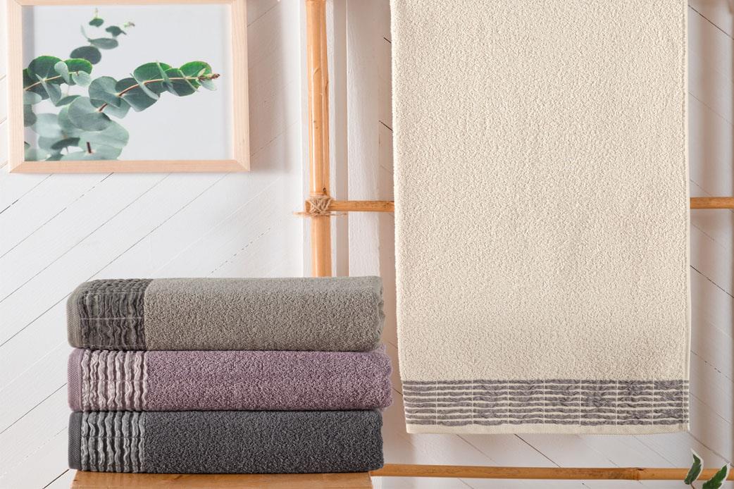 Schafer Home Line Armürlü Havlu 50x90 Cm-Krem