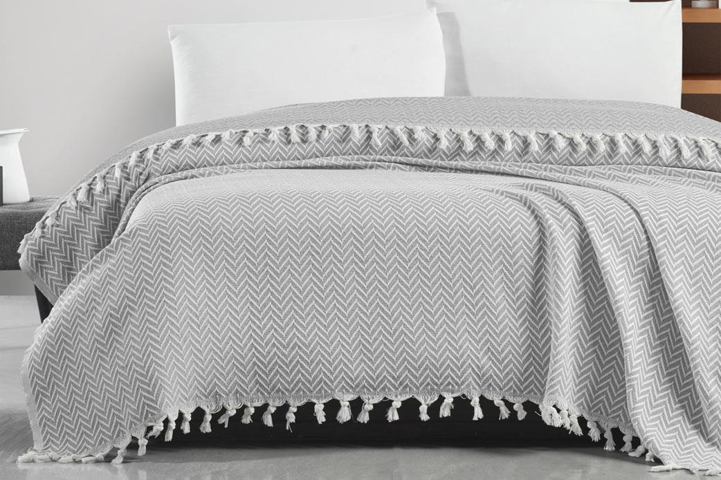 Schafer Home Stripe 200x220 Pike 1 Parça-Gri