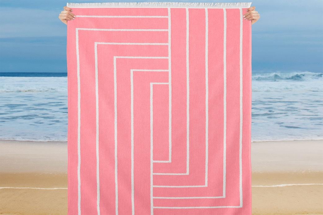 Schafer Home Sue Plaj Havlusu 75x150-Pembe