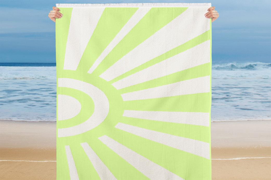 Schafer Home Sun Plaj Havlu 75x150-Sarı