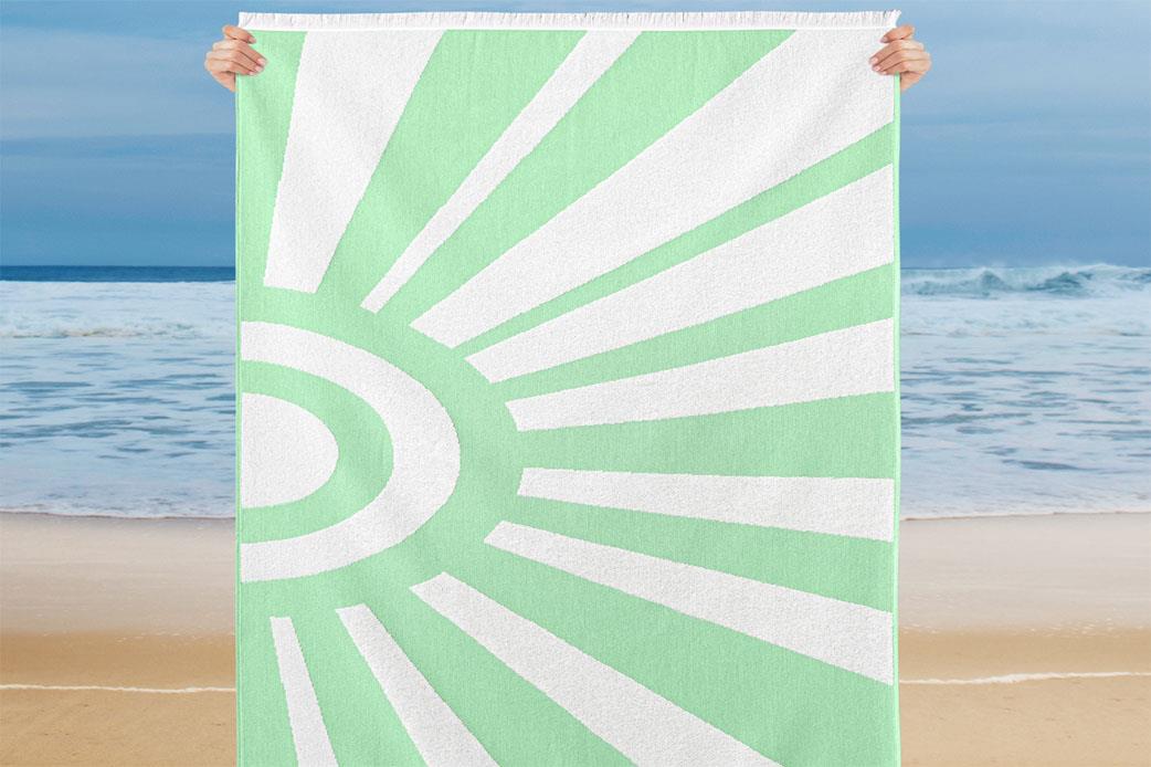 Schafer Home Sun Plaj Havlu 75x150-Yeşil
