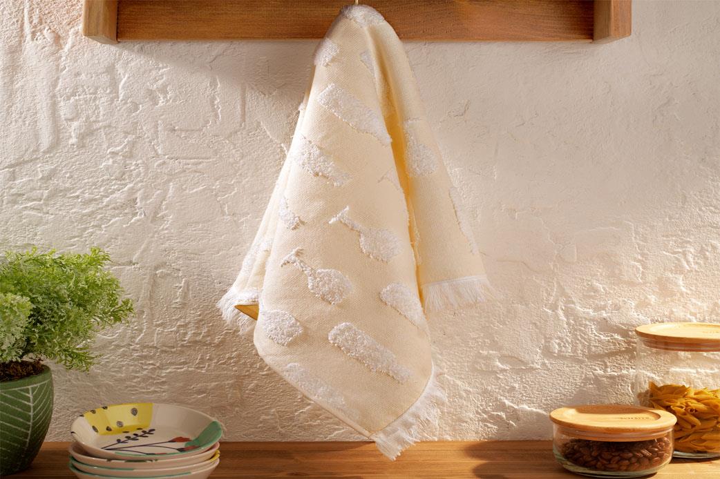 Schafer Home Wine Kurulama Bezi 45x70 Cm-Ekru