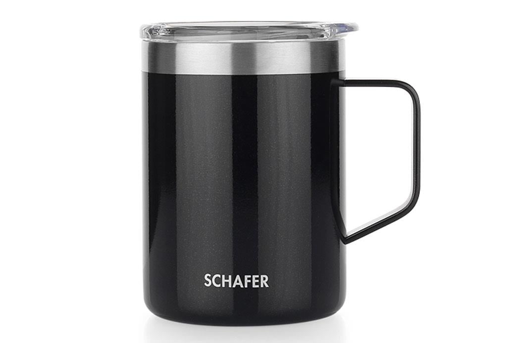 Schafer Iron Man Kupa Termos 350 Ml-Siyah