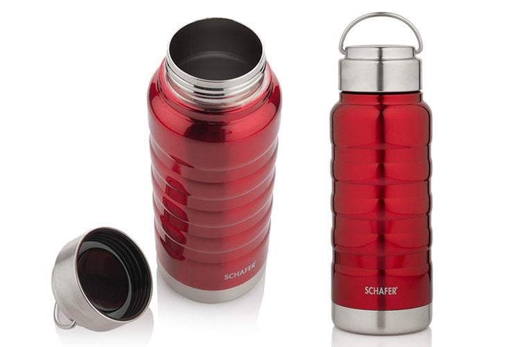 Schafer Iron Man Termos 400 Ml-2 Parça-Kırmızı