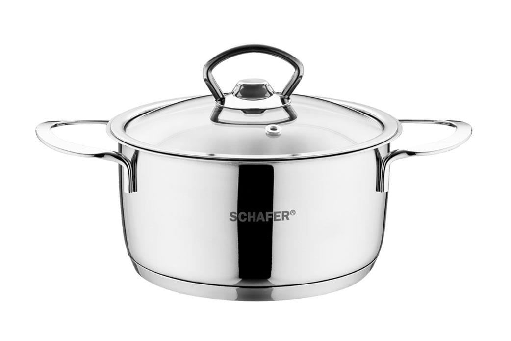 Schafer Micro Mini Basık Çelik Tencere 12 Cm-2 Parça
