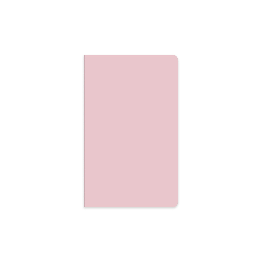 13x20 Terzi Dikişli Esnek Kapak Çizgili Defter - Pembe