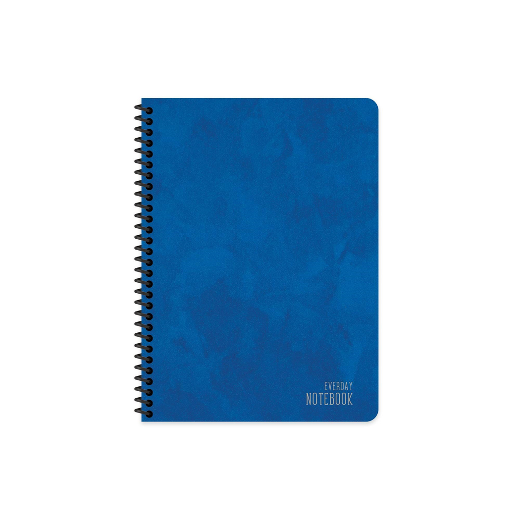 16,5x22,5 Spiralli Karton Kapak Kareli Alfa Defter - Lacivert