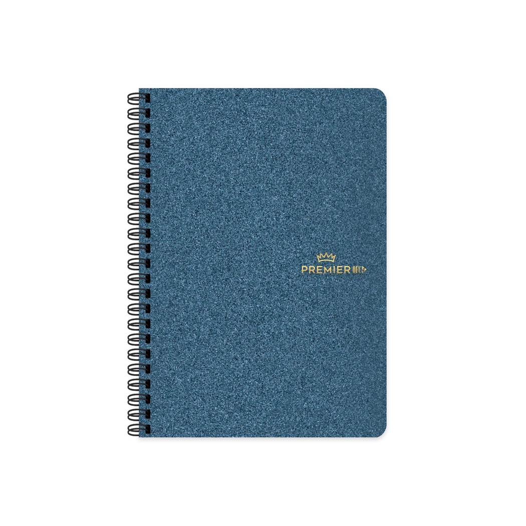 17x24 Spiralli Sert Kapak Ayraçlı Premier Ofc4 Defter - Mavi