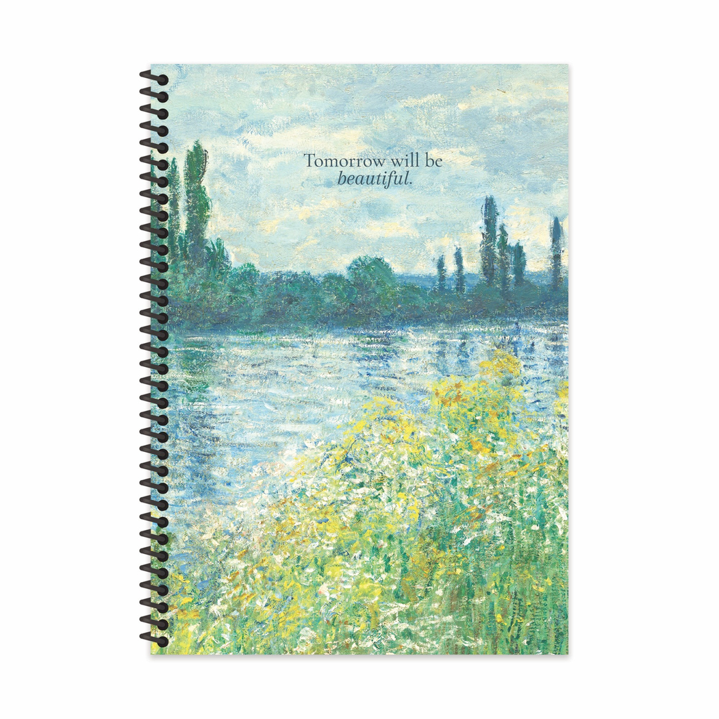 20x28 Spiralli Sert Kapak Çizgili Sanat Defter - Tomorrow Will Be Beatiful