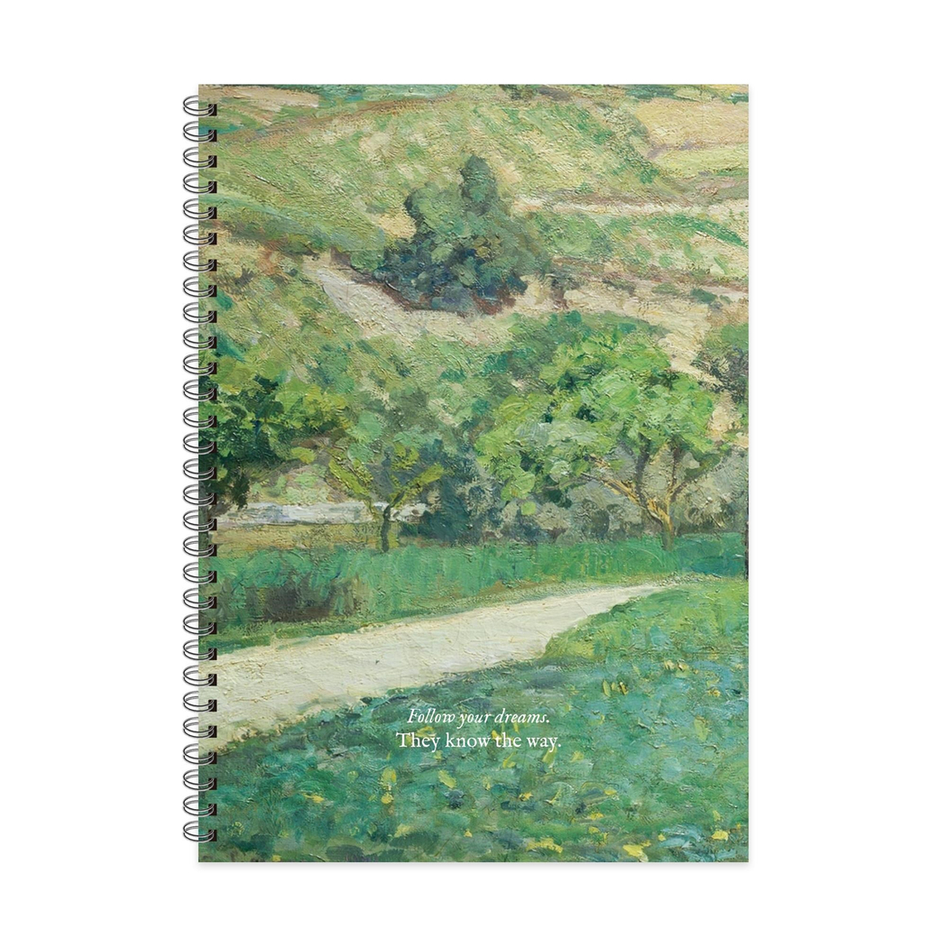 20x28 Spiralli Sert Kapak Kareli Sanat Defter - They Know The Way