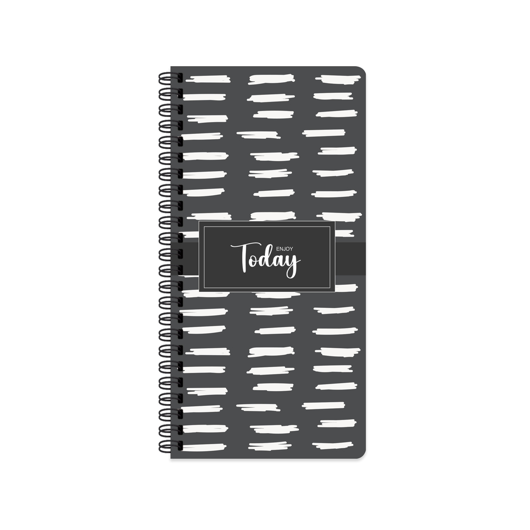 8x16 Spiralli Sert Karton Kapak Çizgili Today Defter - No:04