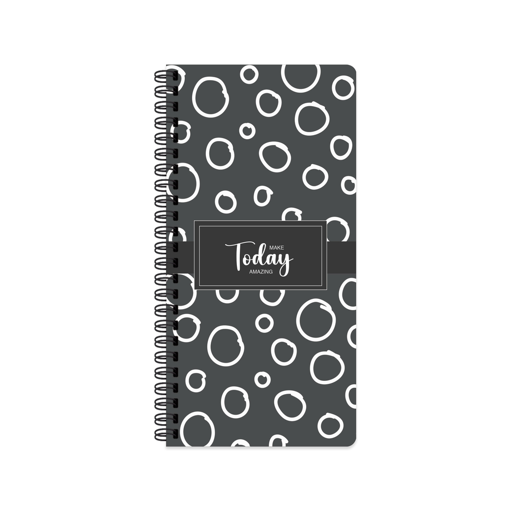 8x16 Spiralli Sert Karton Kapak Çizgili Today Defter - No:03