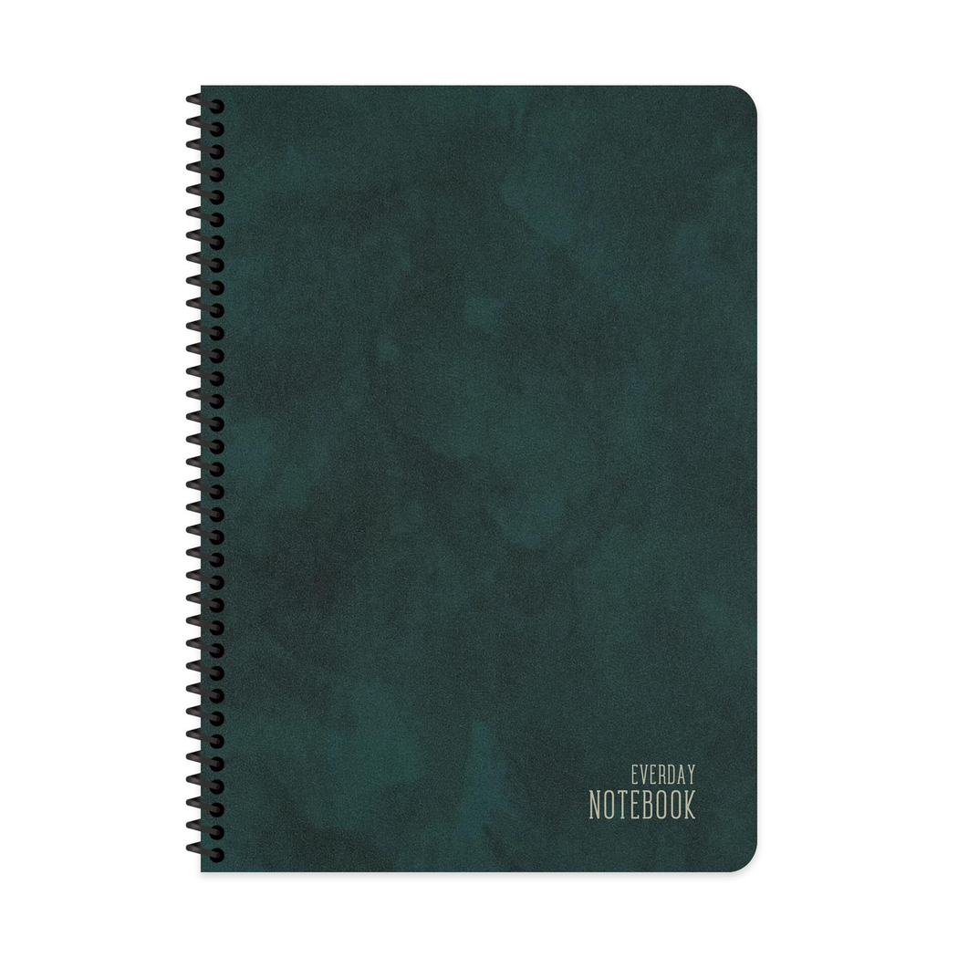 A4 Spiralli Karton Kapak Çizgili Alfa Defter - Lacivert