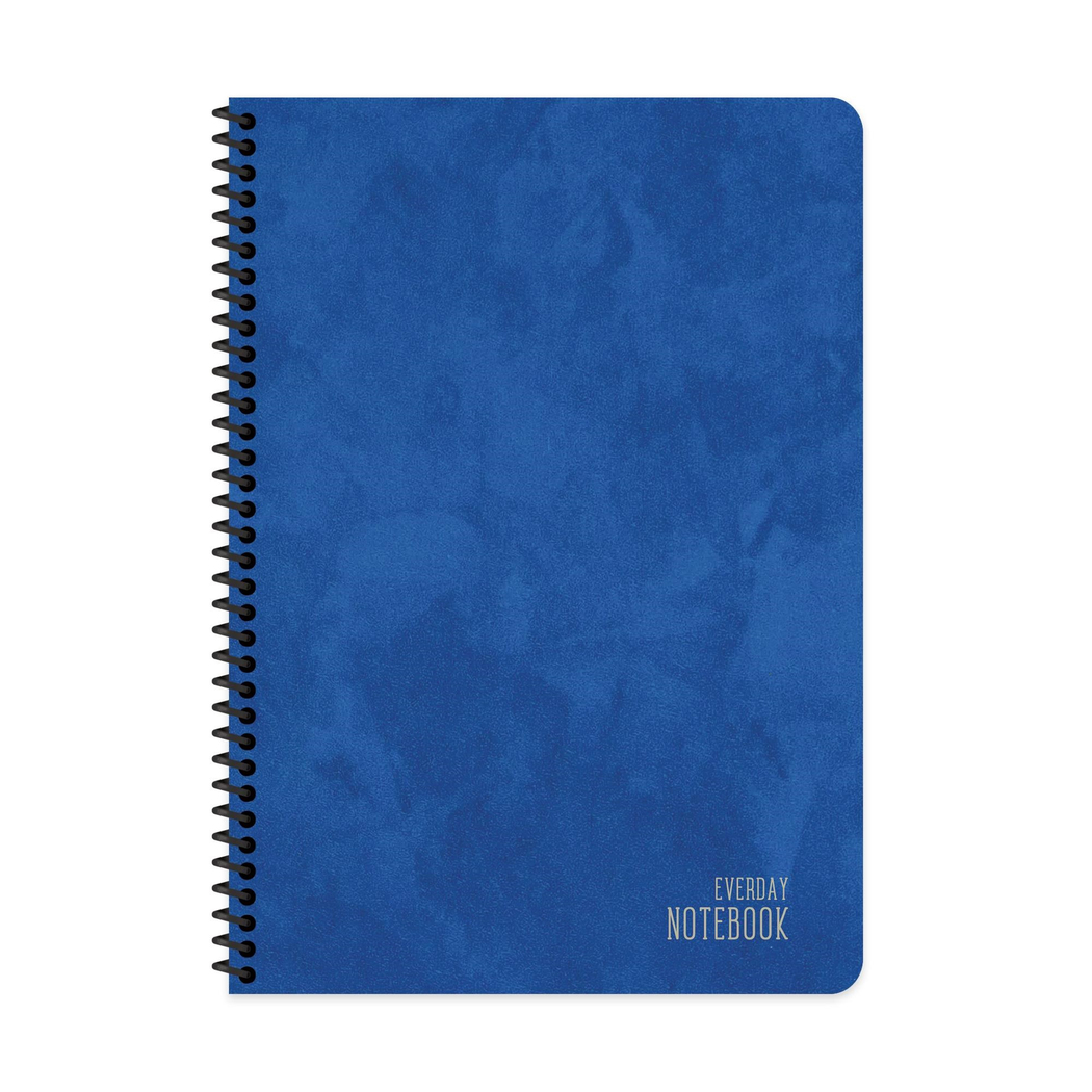 A4 Spiralli Karton Kapak Kareli Alfa Defter - Mavi