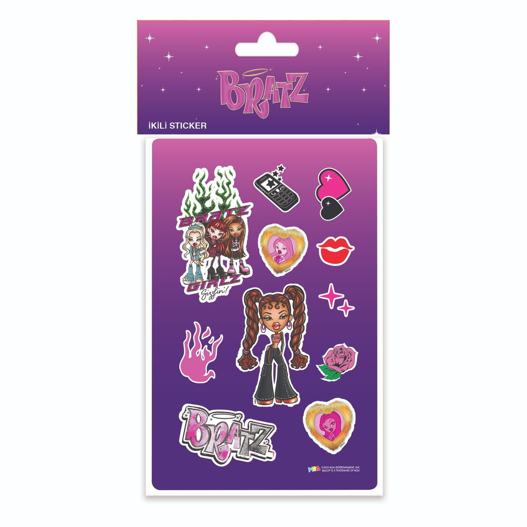 Bratz 2Li Kuşe Sticker