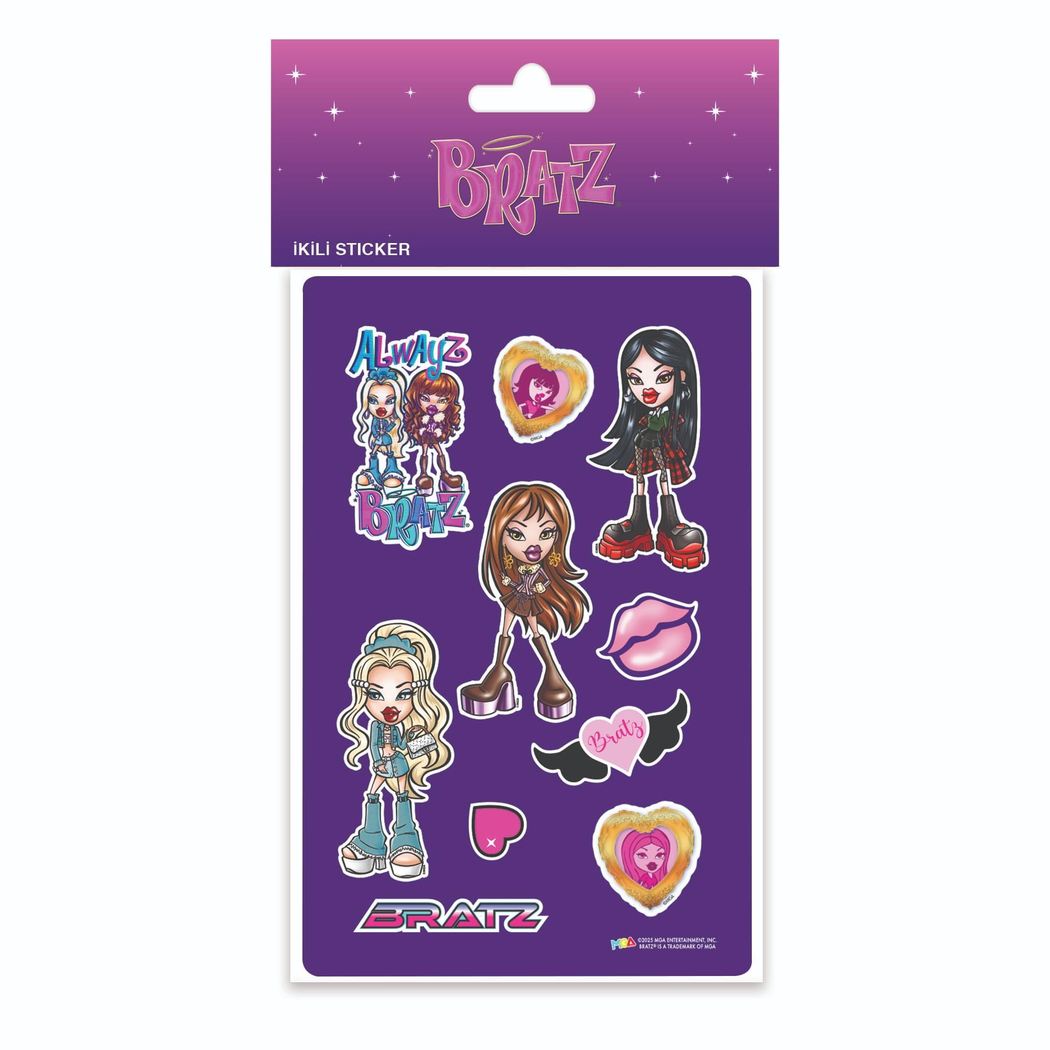 Bratz 2Li Kuşe Sticker