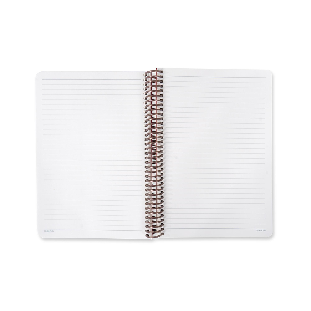 Çizgili Sert Kapak Spiralli Wallart Defter Be Happy And Smile 17x24