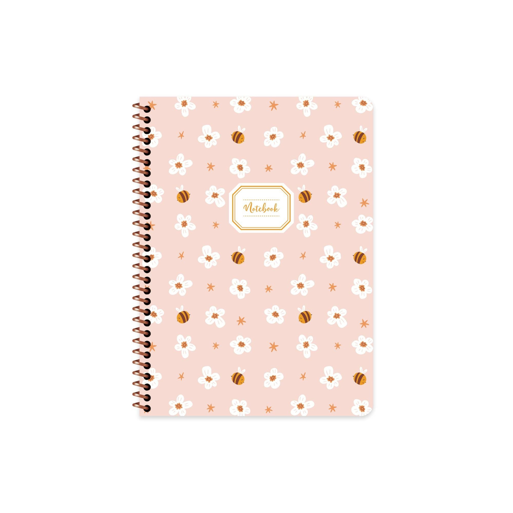 Çizgili Spiralli Hayvanlar Defter 16,5 x 22,5 CM - Arı