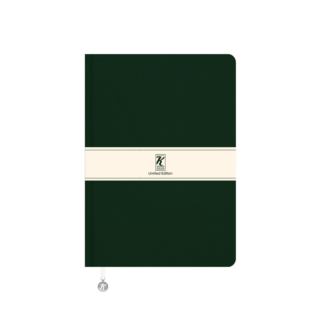 Çizgili Termo Deri ve Esnek Kapak Limited Edition Defter 17 x 24 CM - Yeşil
